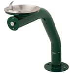 View Model 3380:  ADA Outdoor Steel Pedestal Drinking Fountain